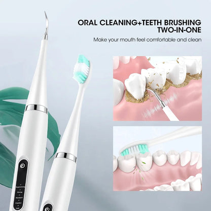 An Electric Toothbrush And Cleaner Set