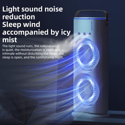 Three-speed colorful lights Fan